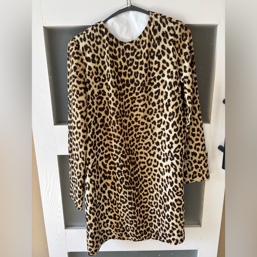 H&M Animal Print Dress with Black and Brown Tones